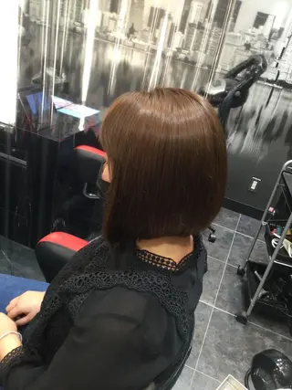 ミディアム カラー Annon プライベートサロンのヘアスタイル