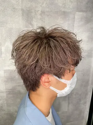 カラー ヘアアレンジ メンズ カルマ/毛流れ/ メンズヘア/荒井博之のヘアスタイル