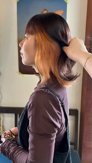 ミディアム カラー chapter 問屋町 【チャプター】所属・chapter/ natsumiのヘアスタイル