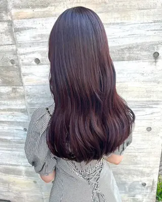 ロング カラー Parve  Mix 🫧梶川虹のヘアスタイル