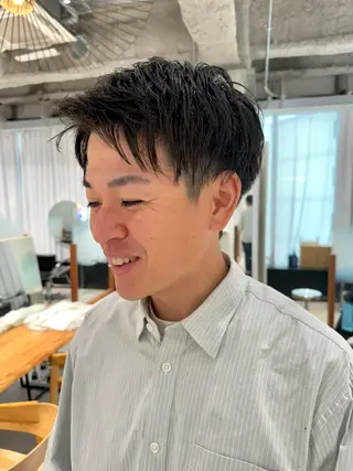 ショート メンズ 立川/メンズヘア/ 眉スタイリングの眉毛・アイブロウイメージ