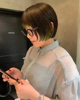 ショート カラー アンニュイヘア🪽 ayumiのヘアスタイル