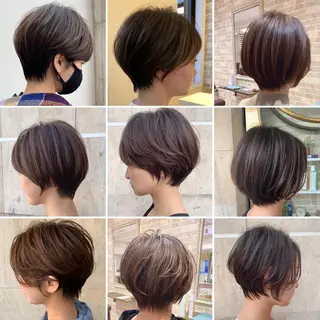 ショート ミヤザキ タクトのヘアスタイル