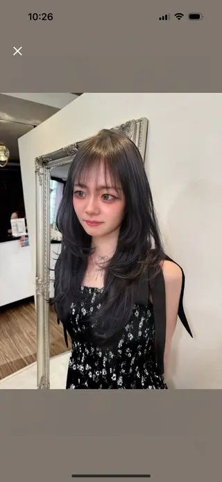 ロング 🎀 うる艶透明感 カラー / 錦糸町のヘアスタイル