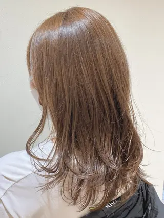 ミディアム 髪質改善/イルミナ/ 城崎のヘアスタイル