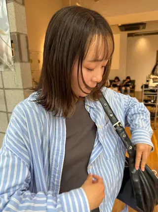 セミロング 松本  夏海のヘアスタイル