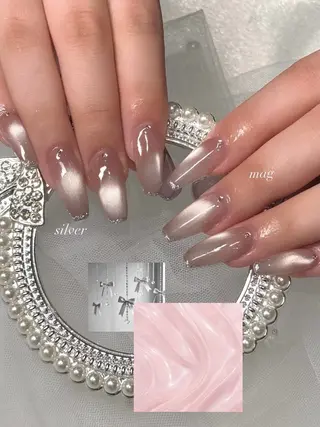 ネイル beauty salon  POISSON所属・SAYUKI/韓国 /ワンホン/キラキラのネイルデザイン