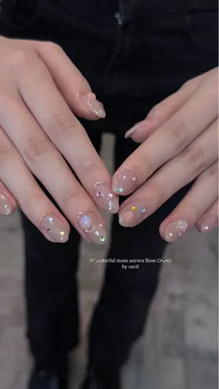 ネイル GRANDE大須 Cecil💜のネイルデザイン