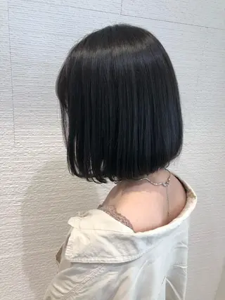 ショート ショート/ボブ/ 白髪ぼかし/しんやのヘアスタイル