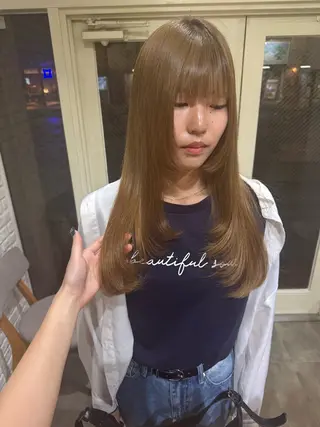 ロング 阿部  ことみ /メンズカットモデルのヘアスタイル