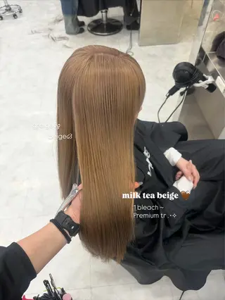 カラー 透ける透明感カラー 🎀anju/渋谷のヘアスタイル