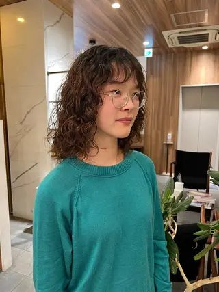 パーマ 岸田 佳祐のヘアスタイル