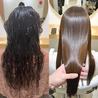 ロング LAGRECE大阪梅田店所属・美髪矯正・髪質改善 【中村吉孝】のヘアスタイル