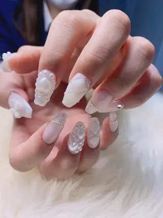 ロング 💜MIYA nail川崎店のネイルデザイン