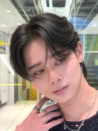 ショート パーマ メンズ ダウンパーマ/韓国 ヘア/ブリーチ/桑本のヘアスタイル