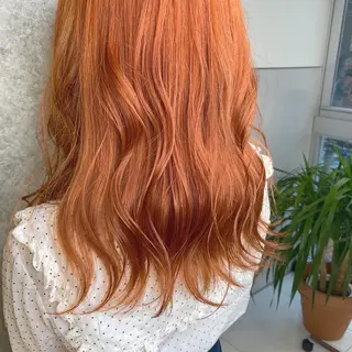 セミロング カラー ナツミ/透明感カラー /酸性ストレートのヘアスタイル