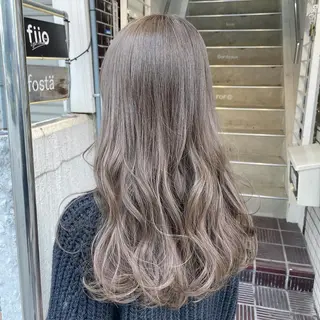 ロング カラー 梅田美容室 山崎海波のヘアスタイル