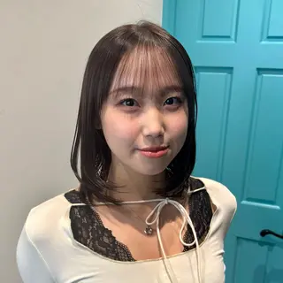 ミディアム 韓国ヘア AINA🐱のヘアスタイル