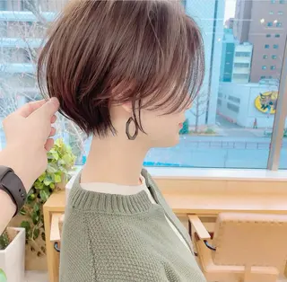 ショート 柴田 日菜子のヘアスタイル