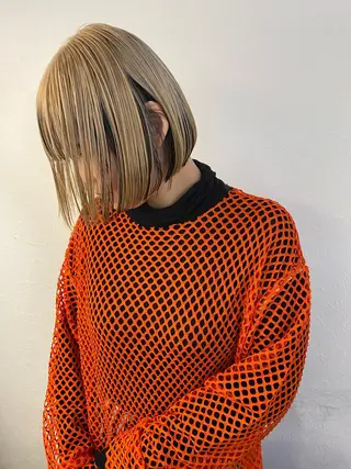 ショート カラー 森貴裕/ベージュ/ パーマ/オリーブのヘアスタイル