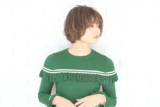 ショート パーマ 松井 竜輝のヘアスタイル