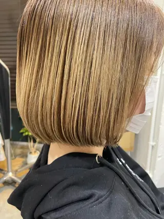 ミディアム レイヤー／似合わせ TAKUYAのヘアスタイル