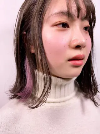 ミディアム カラー tension 【テンション】のヘアスタイル