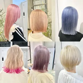 カラー 🔷ダブルカラーハイ トーン🔷櫻井走のヘアスタイル