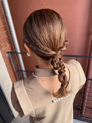 セミロング JIL BLAN所属・JIL BLAN NAOのヘアスタイル