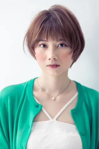 ショート コテ巻きパーマ/韓国 パーマ/佐野のヘアスタイル