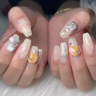 ネイル 🐕‍🦺Yappy 💗A-tanのネイルデザイン