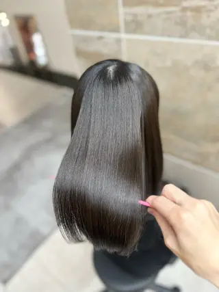 セミロング カラー パーマ 【髪質改善特化】 tamのヘアスタイル