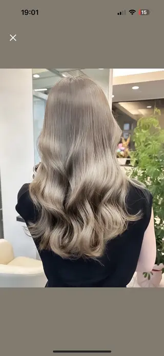 ロング カラー ヘアアレンジ EARTHセンター南店所属・センター南🫧 ミタセイヤのヘアスタイル