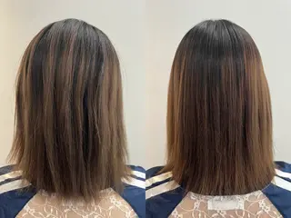 ミディアム パーマ 髪質改善✨縮毛矯正 美髪担当・大西真奈のヘアスタイル