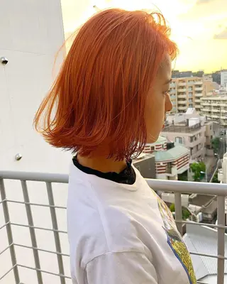 ショート カラー パーマ ヘアアレンジ メンズ アイブロウ 【池袋/スパイキー ショート】ⓝⓘⓜⓤのヘアスタイル