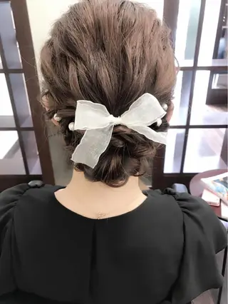 ロング ヘアアレンジ 沢田 瞳のヘアスタイル