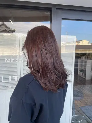 セミロング GLITTER赤塚店所属・GLITTER ハイ トーン🎀北野佑季のヘアスタイル