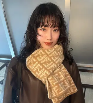 ミディアム パーマ toiro所属・似合わせカット/ naokoのヘアスタイル