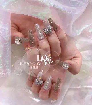 ネイル ラベンダー💖日暮里 ルル💖ネイルのネイルデザイン