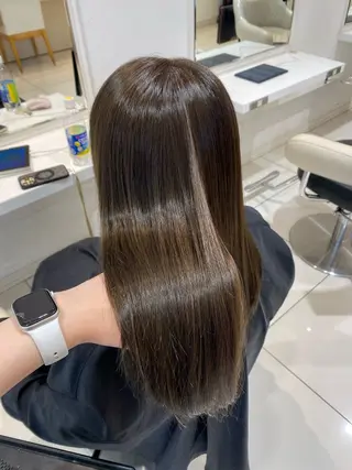 カラー 🎀TEN🎀 オリーブベージュのヘアスタイル