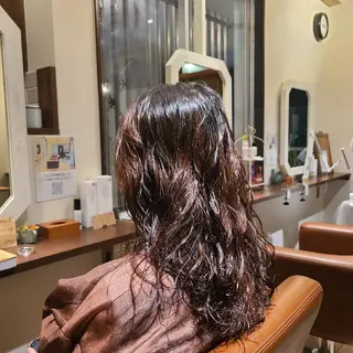 パーマ セミロング Hazumi Ayanoのヘアスタイル
