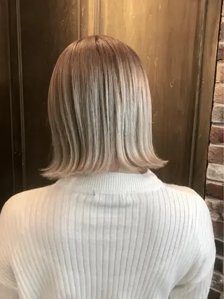 ショート カラー パーマ ヘアアレンジ maison所属・野田 修平のヘアスタイル