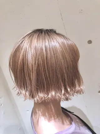 ショート カラー パーマ ヘアアレンジ 【ツヤ髪美容師】 ツダケイスケのヘアスタイル