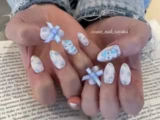 ネイル HOSHI ⭐️辻堂 /藤沢ガーリーネイルのネイルデザイン