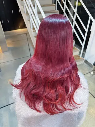 ロング カラー HEDI所属・野林 夏帆のヘアスタイル