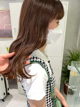 ロング カラー 遠藤 眞実のヘアスタイル