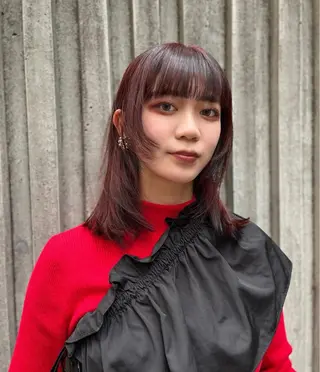 ミディアム カラー モテヘア/グレージュ /ボブ/前原汐🎐のヘアスタイル