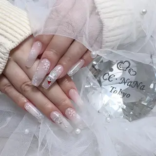 ネイル 💎CC・NaNa 韓国風ネイル🌙Cのネイルデザイン