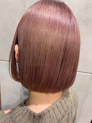 ショート カラー 山田 悠朱里のヘアスタイル