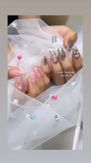 ネイル SHAPYパラジェル フィルイン対応　うみのマツエク・マツパデザイン